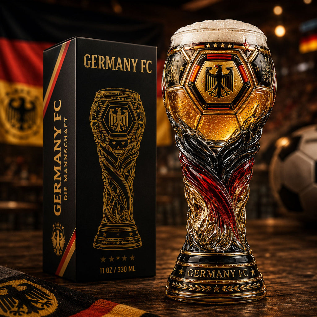 Premium GER Soccer Trophy Beer Glass TNSM