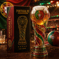Premium POR Soccer Trophy Beer Glass TNSM