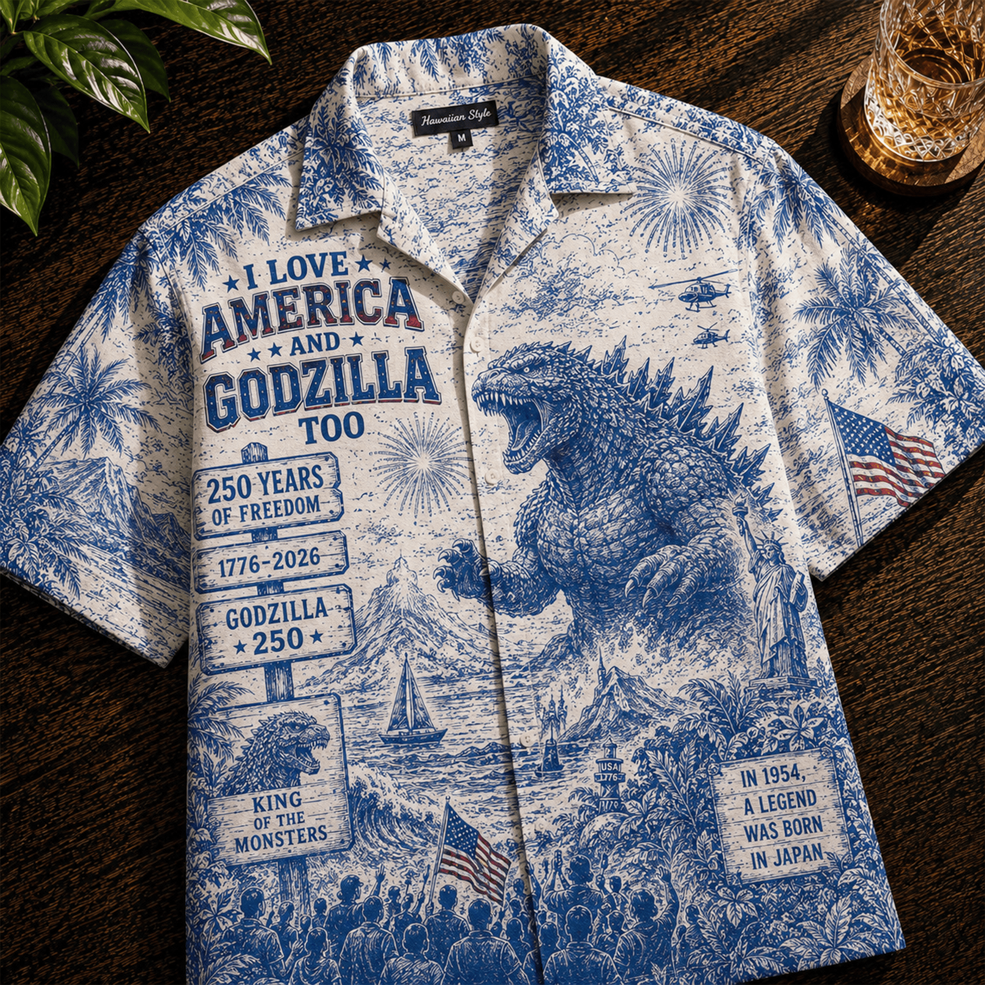 PREMIUM GDZ HAWAIIAN SHIRT LNTH