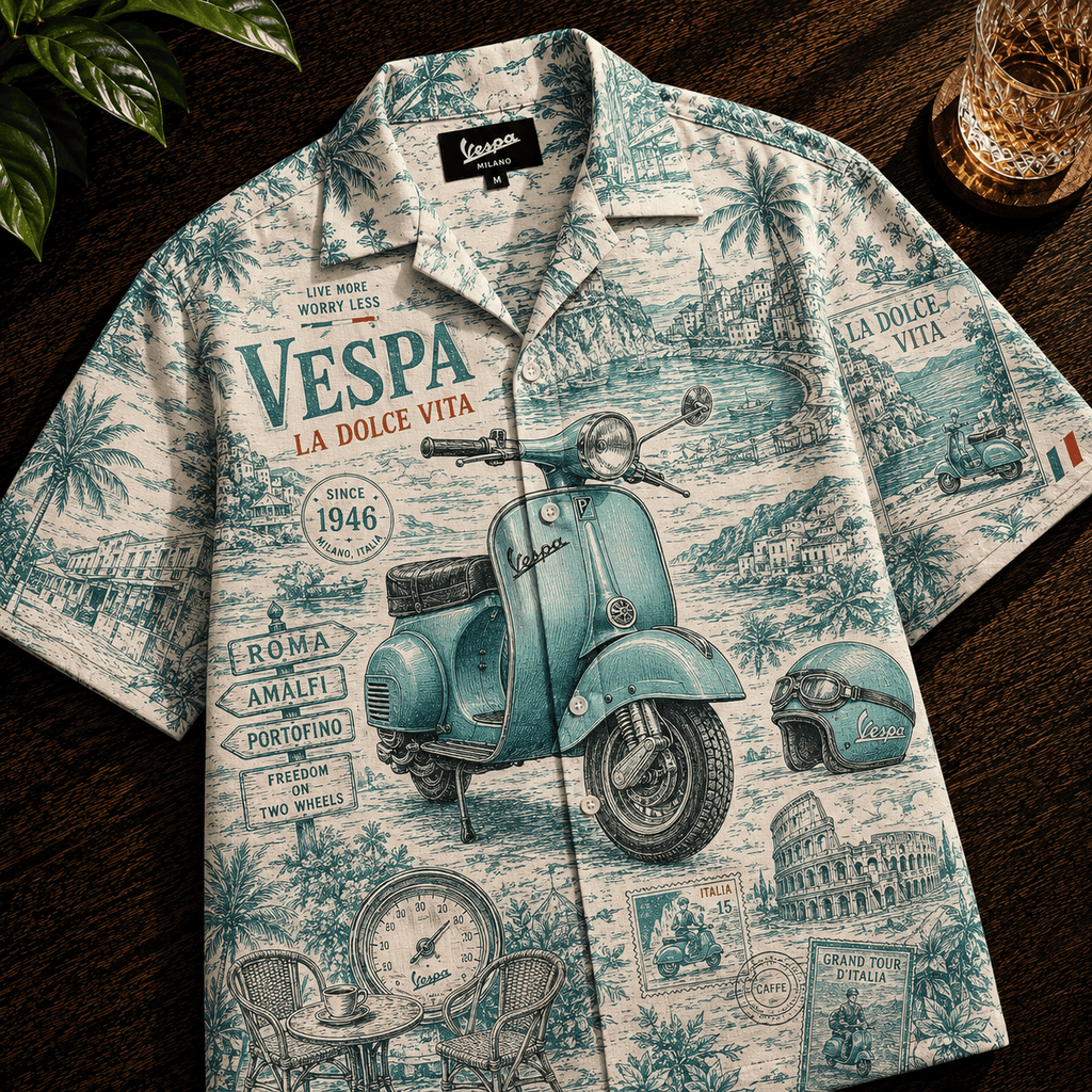 PREMIUM VES HAWAIIAN SHIRT LNTH