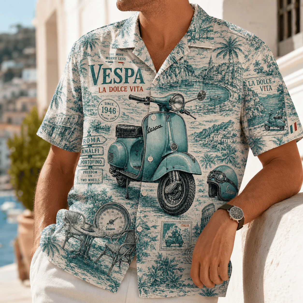 PREMIUM VES HAWAIIAN SHIRT LNTH