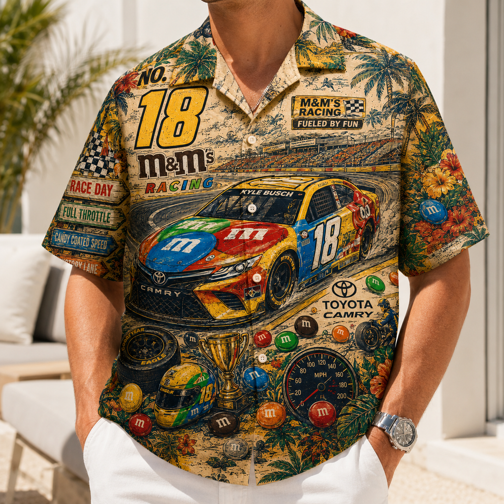 PREMIUM M&M HAWAIIAN SHIRT LNTH