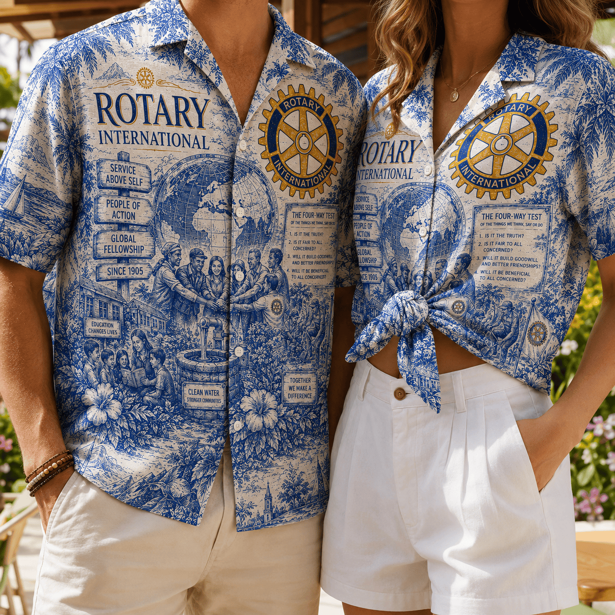 PREMIUM ROTI HAWAIIAN SHIRT LNTH