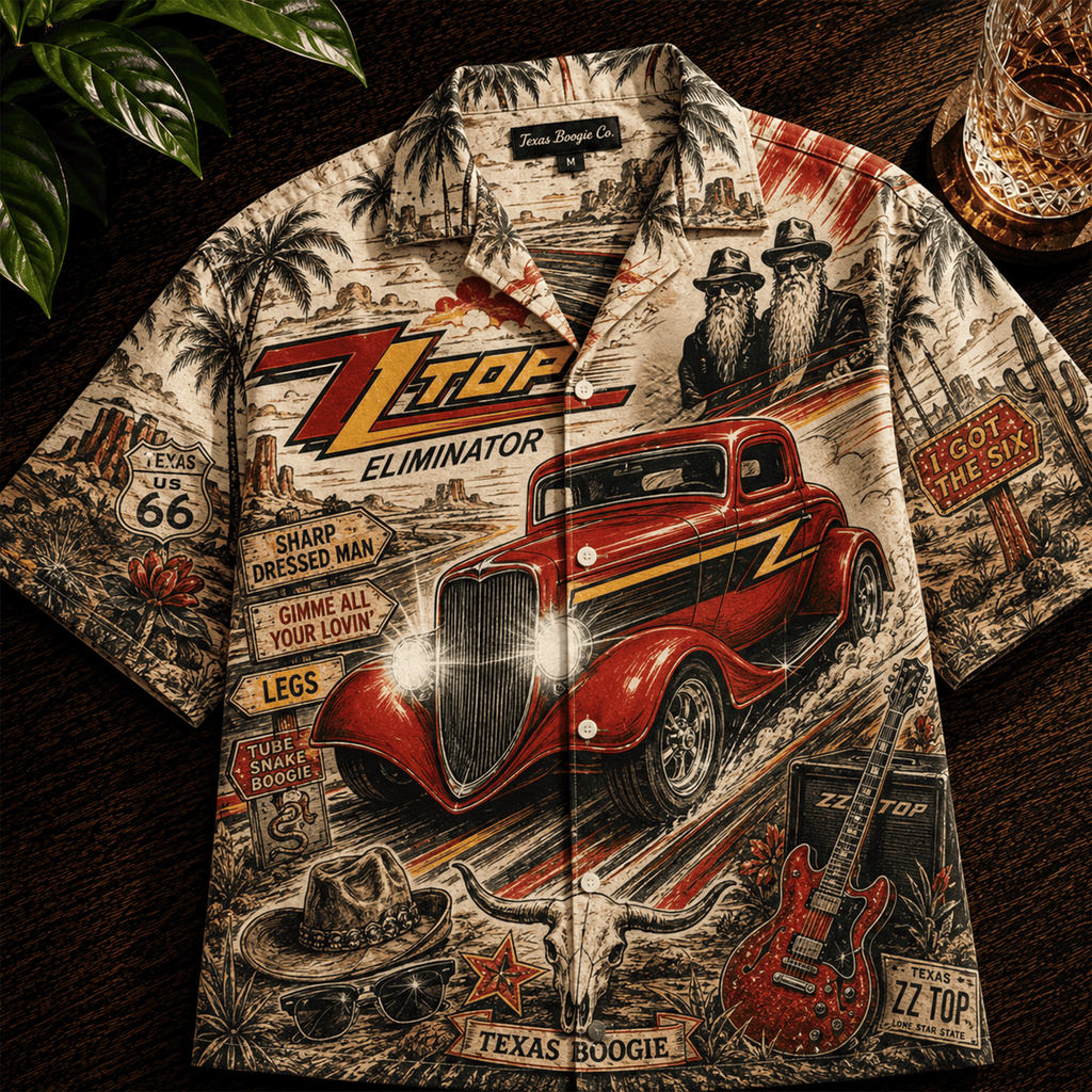 PREMIUM ZZT HAWAIIAN SHIRT LNTH
