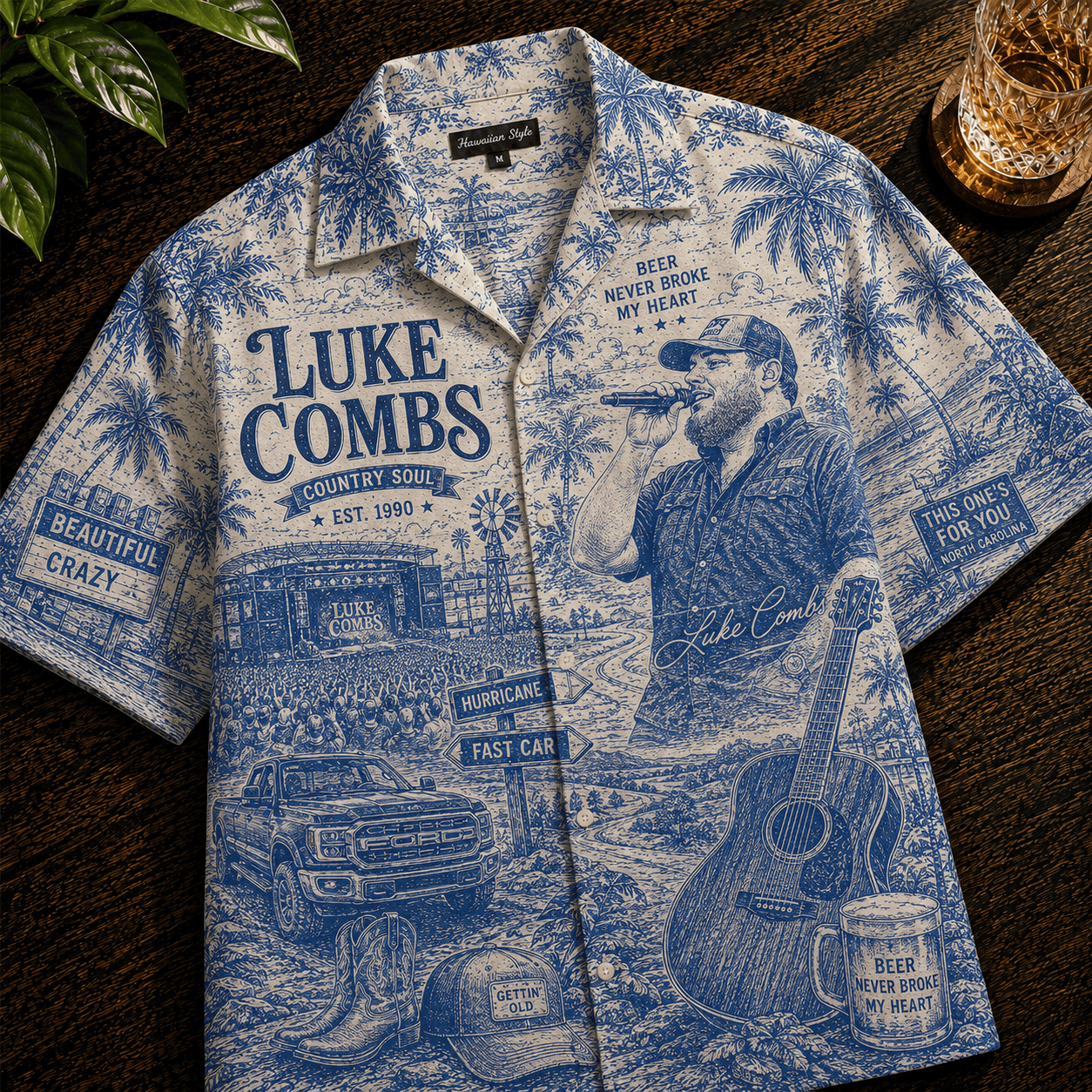 PREMIUM LKC HAWAIIAN SHIRT HQH
