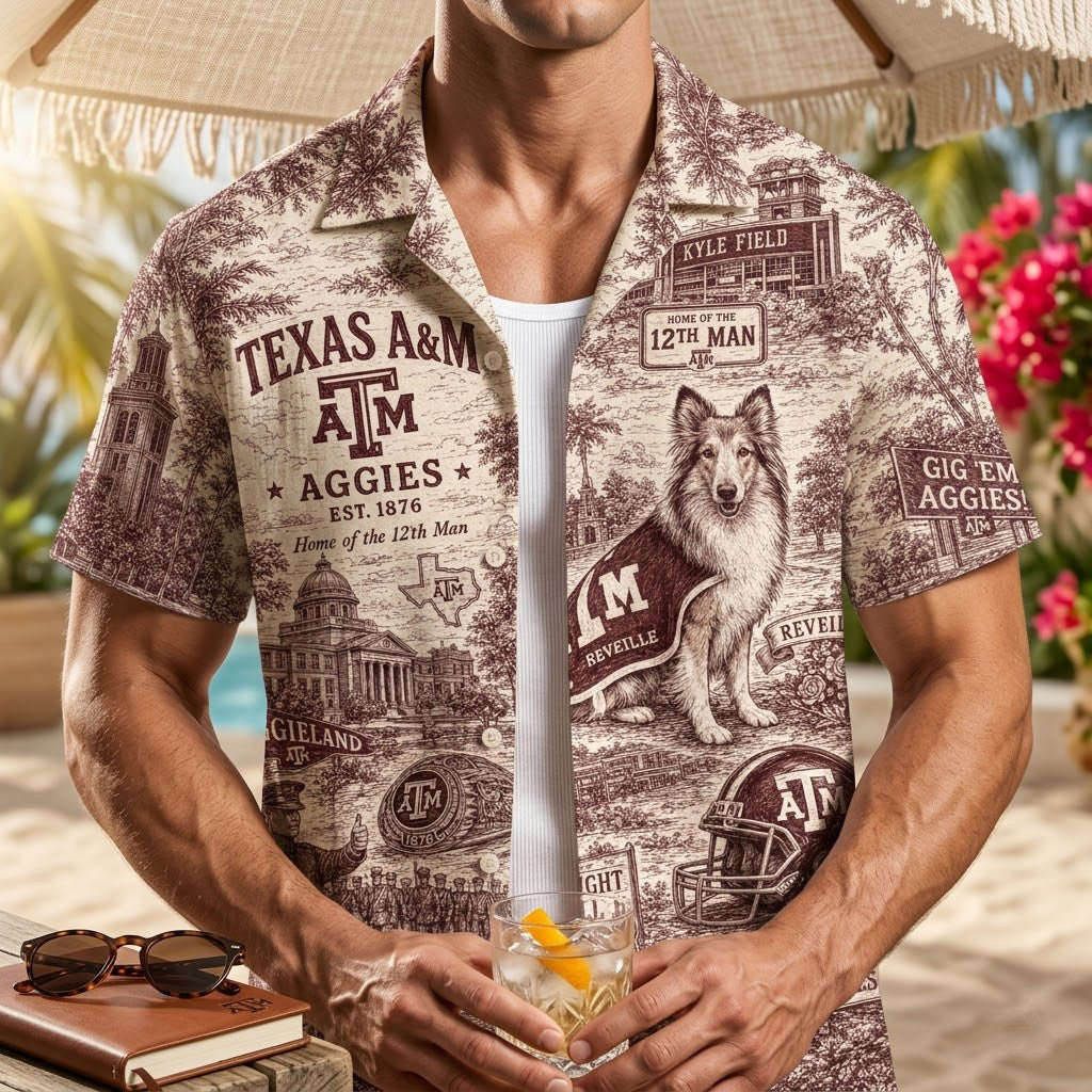 PREMIUM TAMA HAWAIIAN SHIRT HQH