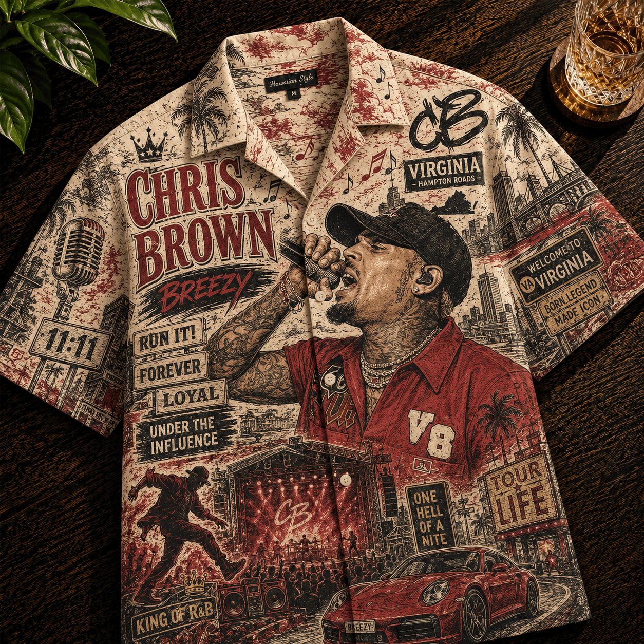 PREMIUM CHRB HAWAIIAN SHIRT HQH