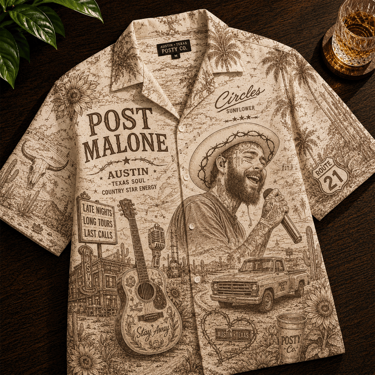 PREMIUM PTML HAWAIIAN SHIRT HQH