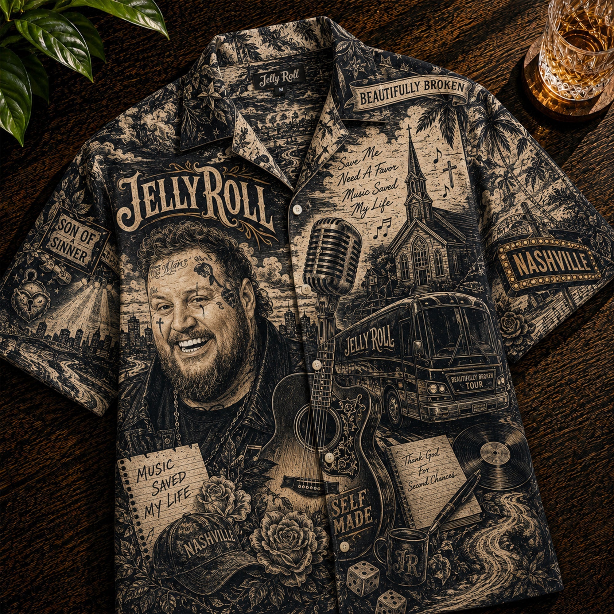 PREMIUM JLR HAWAIIAN SHIRT HQH