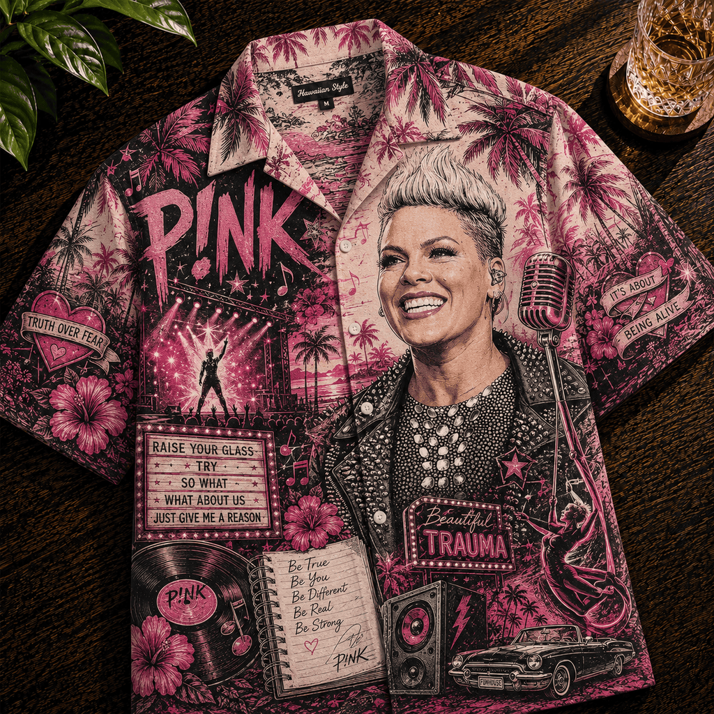 PREMIUM PNK HAWAIIAN SHIRT HQH