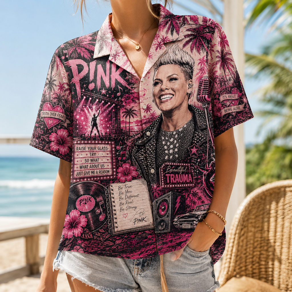 PREMIUM PNK HAWAIIAN SHIRT HQH