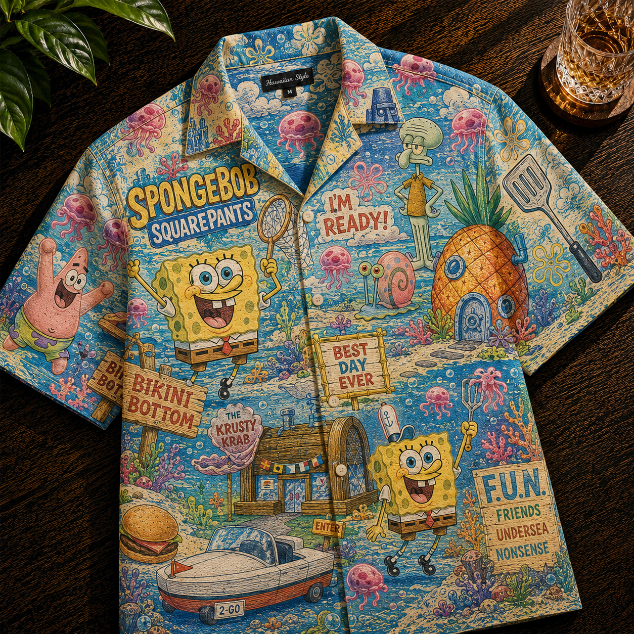 PREMIUM SBSP HAWAIIAN SHIRT HQH