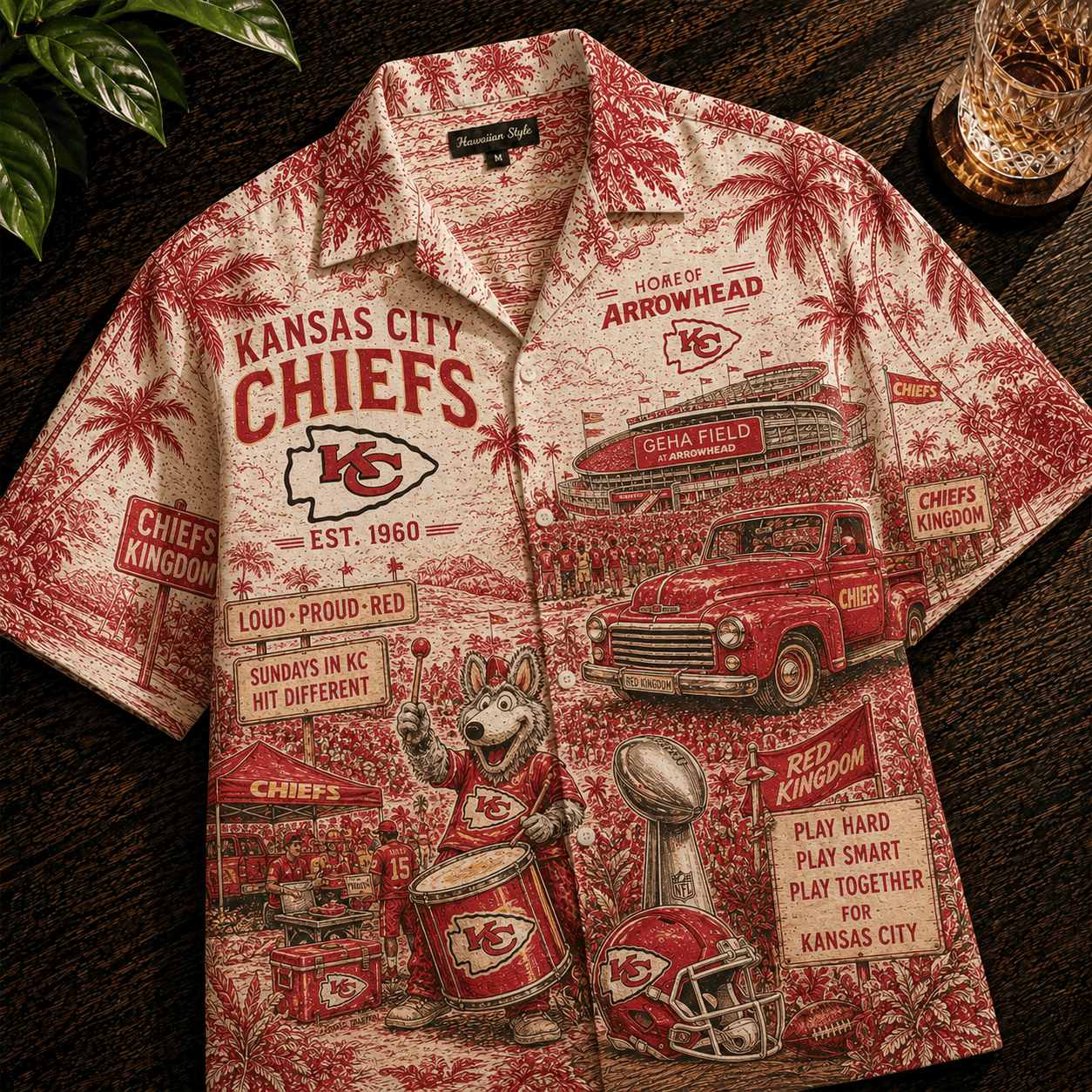 PREMIUM KCC HAWAIIAN SHIRT HQH
