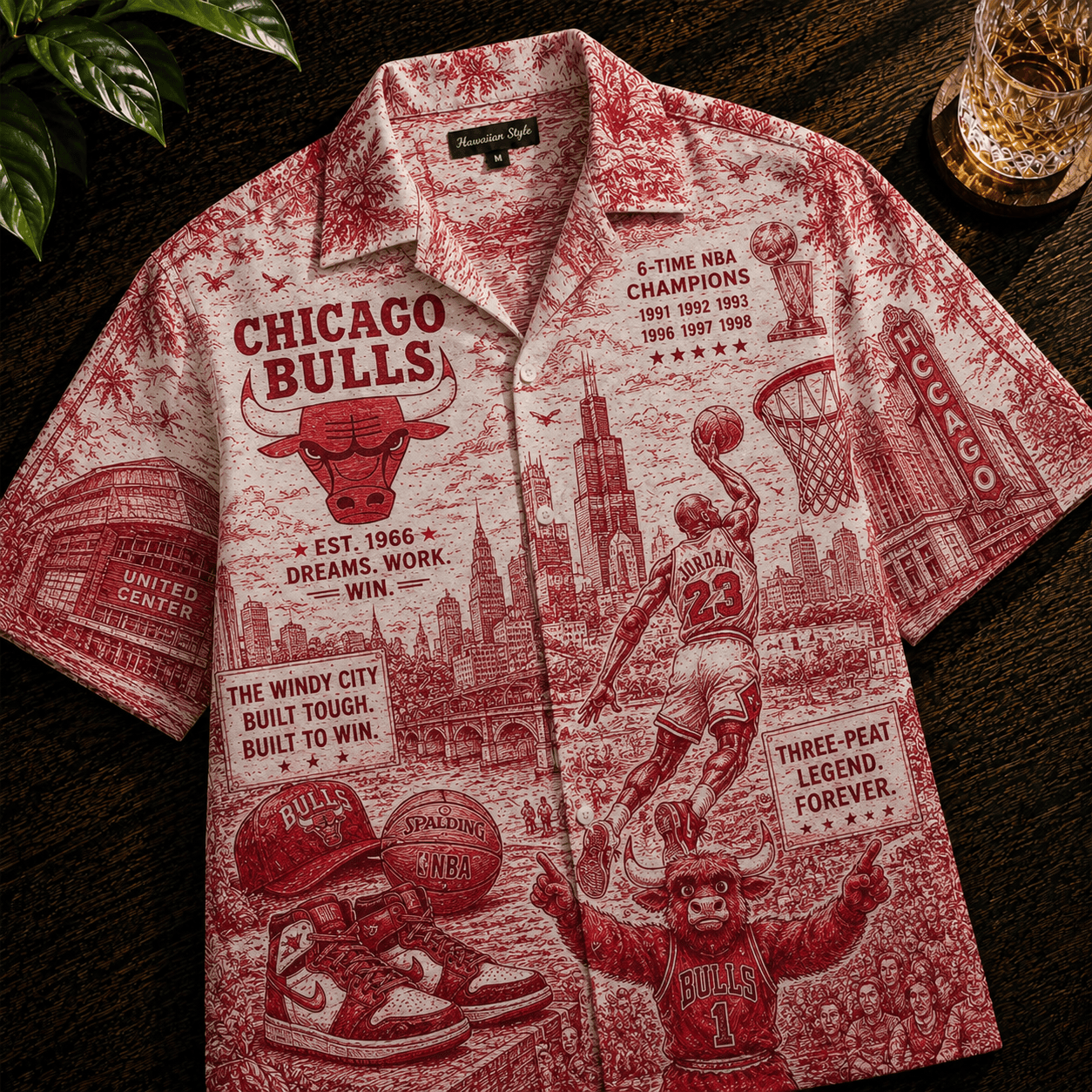 PREMIUM CGB HAWAIIAN SHIRT TTNL