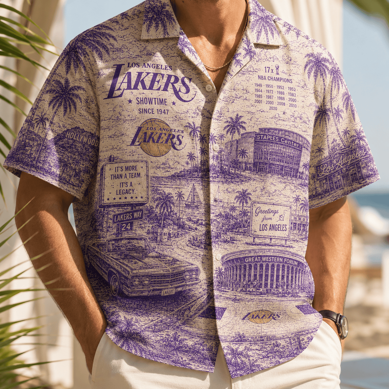 PREMIUM LAL HAWAIIAN SHIRT TTNL