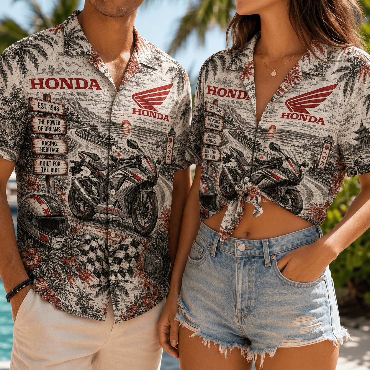 PREMIUM HND HAWAIIAN SHIRT LNTH