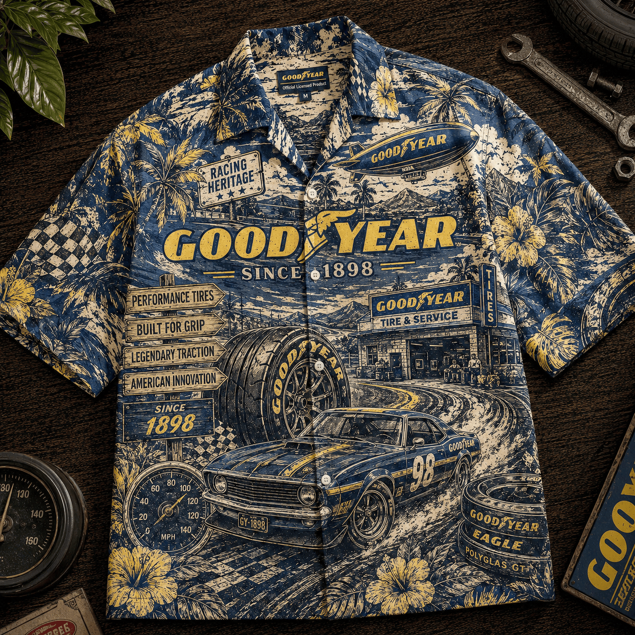 PREMIUM GDYR HAWAIIAN SHIRT LNTH
