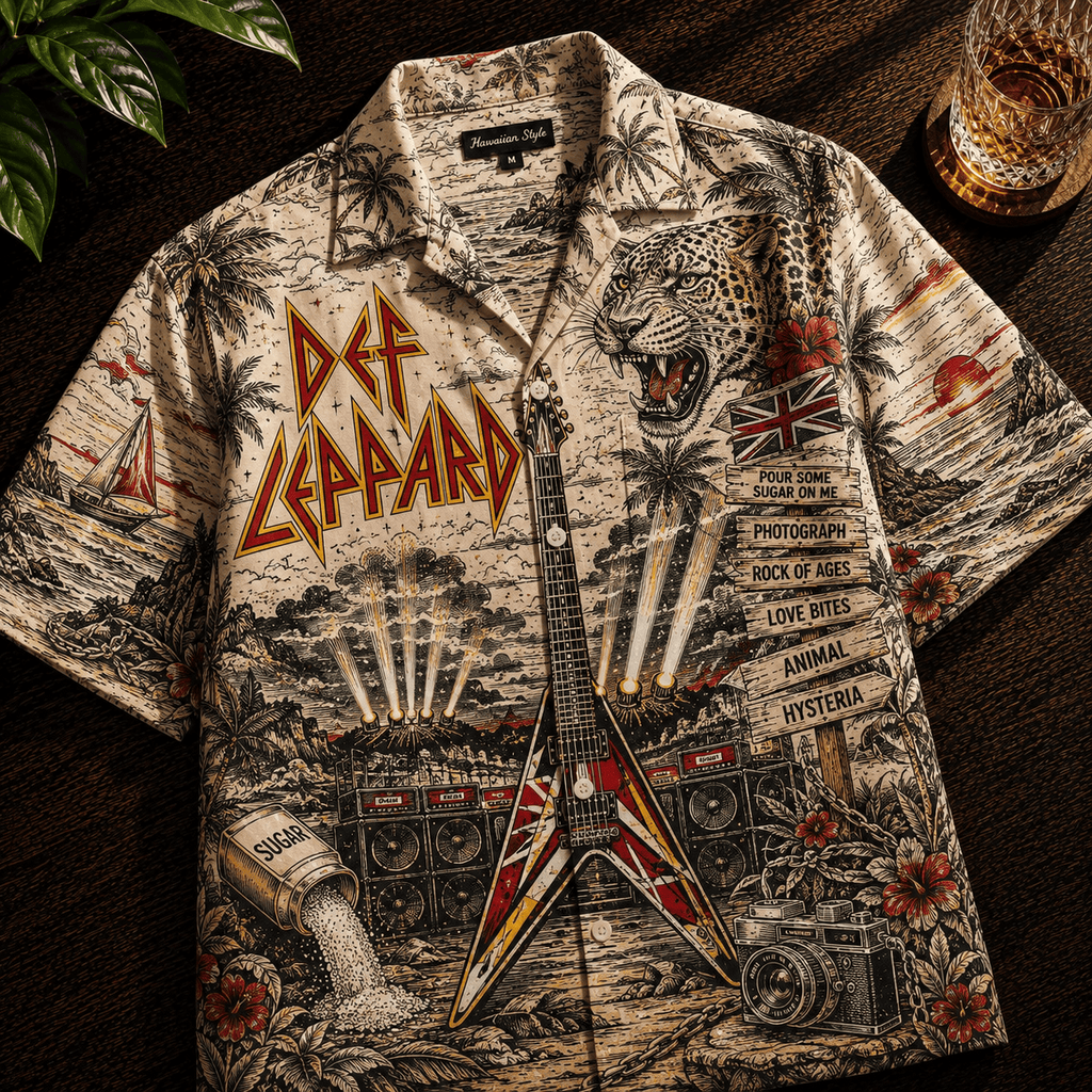 PREMIUM DLPR HAWAIIAN SHIRT LNTH
