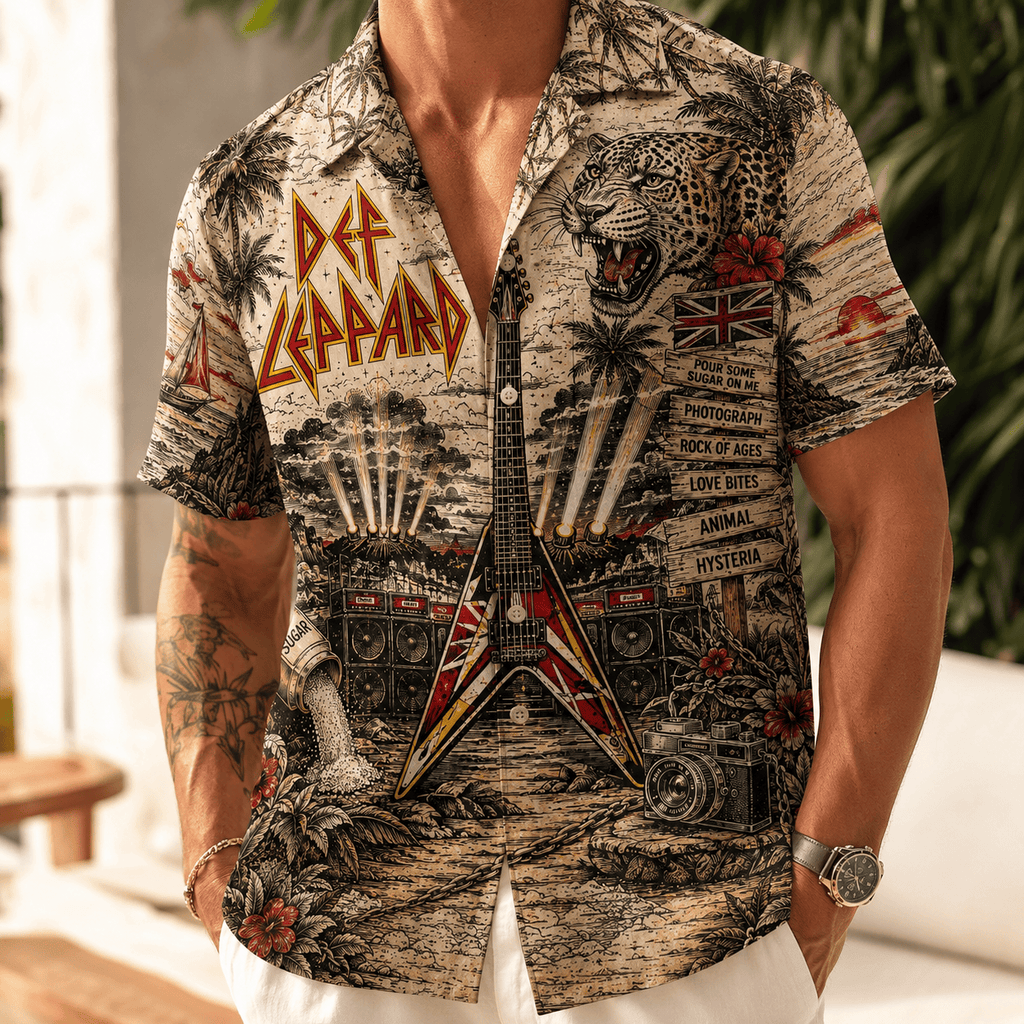 PREMIUM DLPR HAWAIIAN SHIRT LNTH