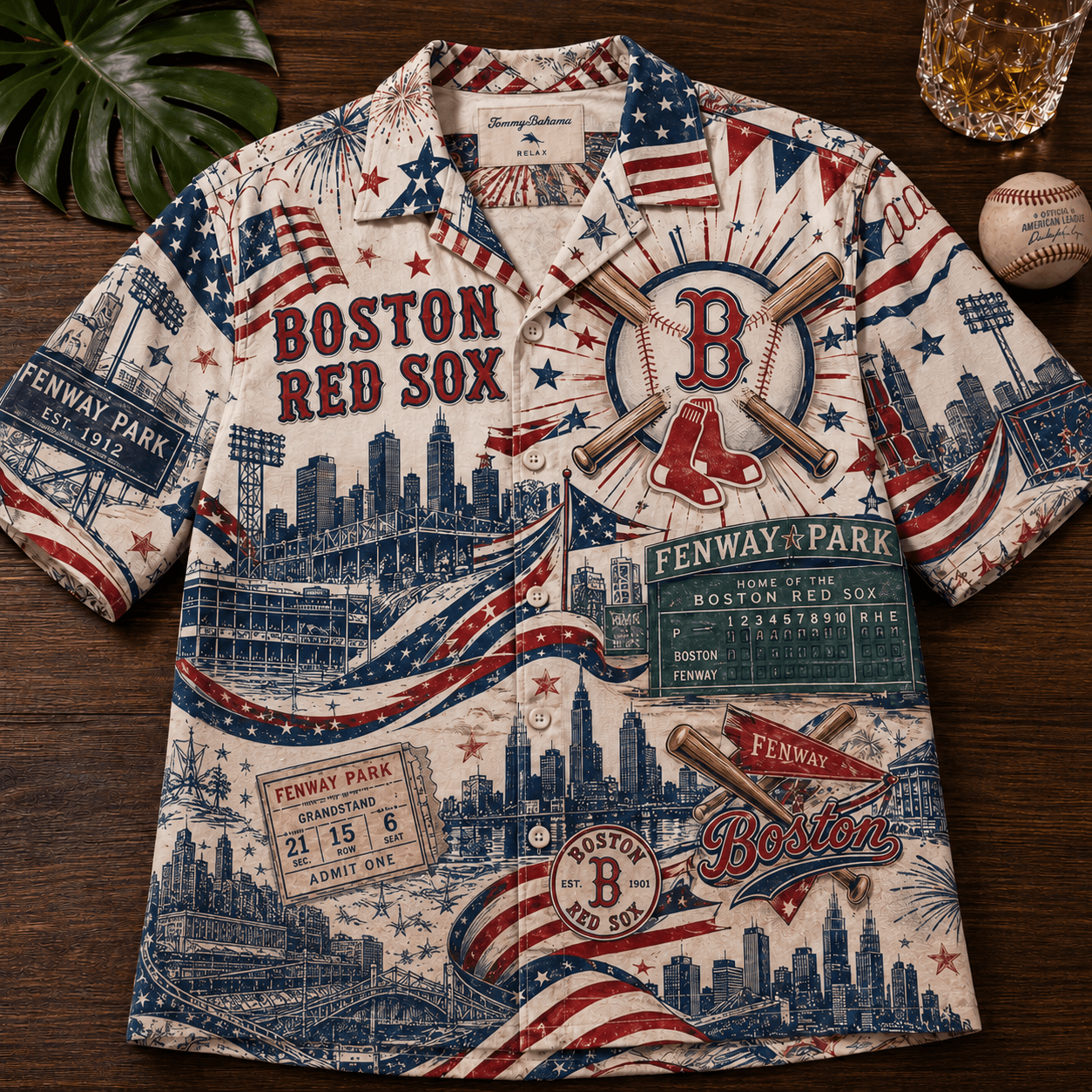 PREMIUM BRX HAWAIIAN SHIRT NTNA