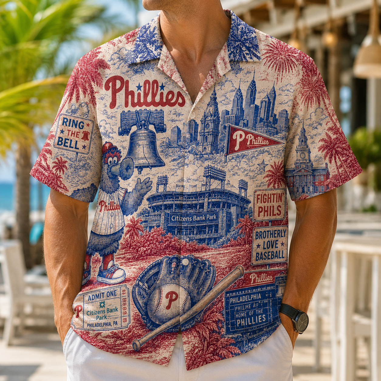 PREMIUM PPP HAWAIIAN SHIRT NPL