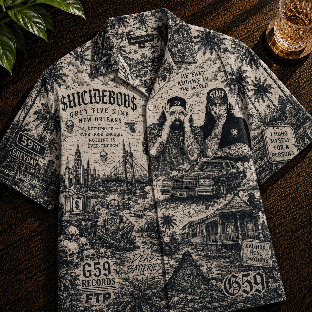 PREMIUM SCB HAWAIIAN SHIRT HQH