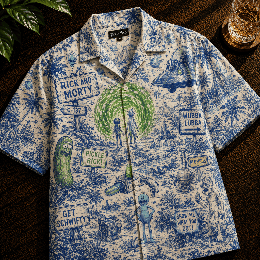 PREMIUM RICKM HAWAIIAN SHIRT NPL