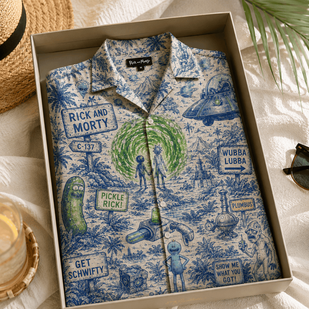 PREMIUM RICKM HAWAIIAN SHIRT NPL