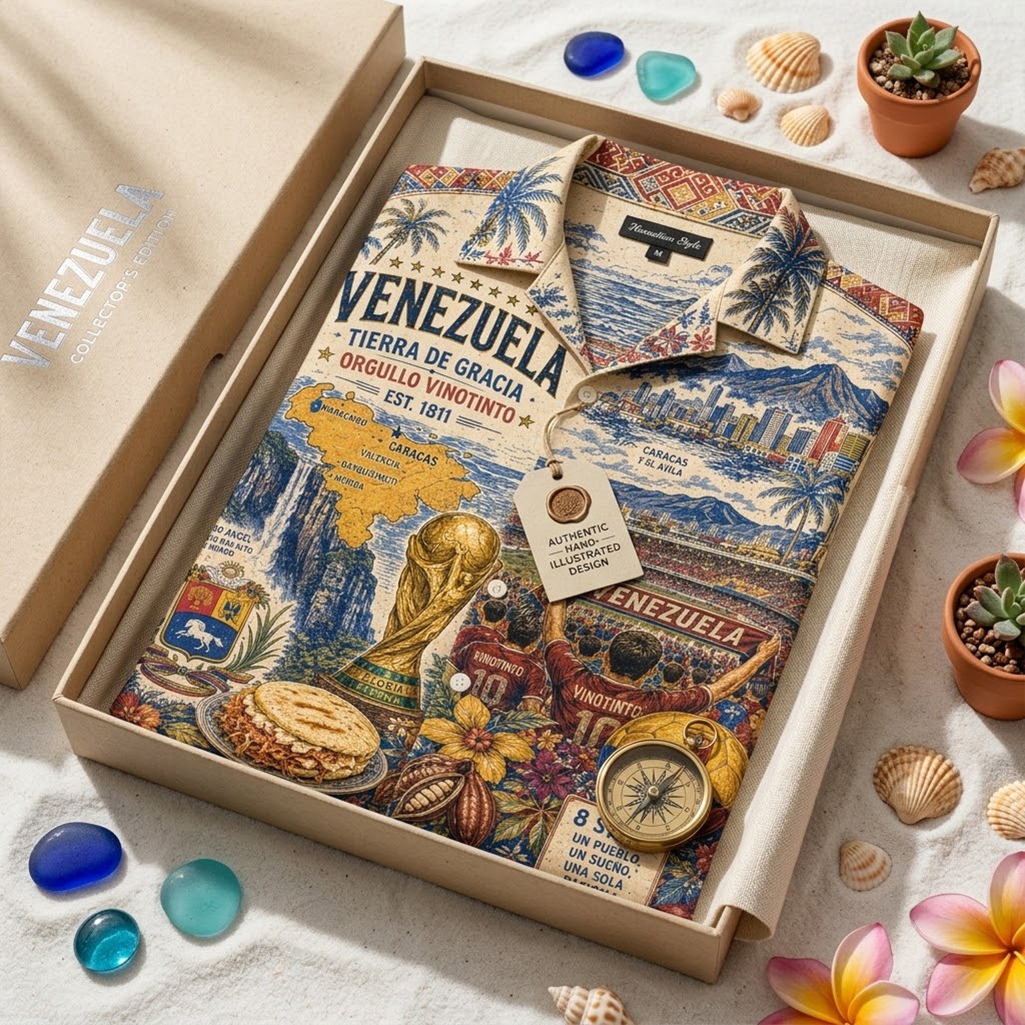 PREMIUM VENE HAWAIIAN SHIRT HQH