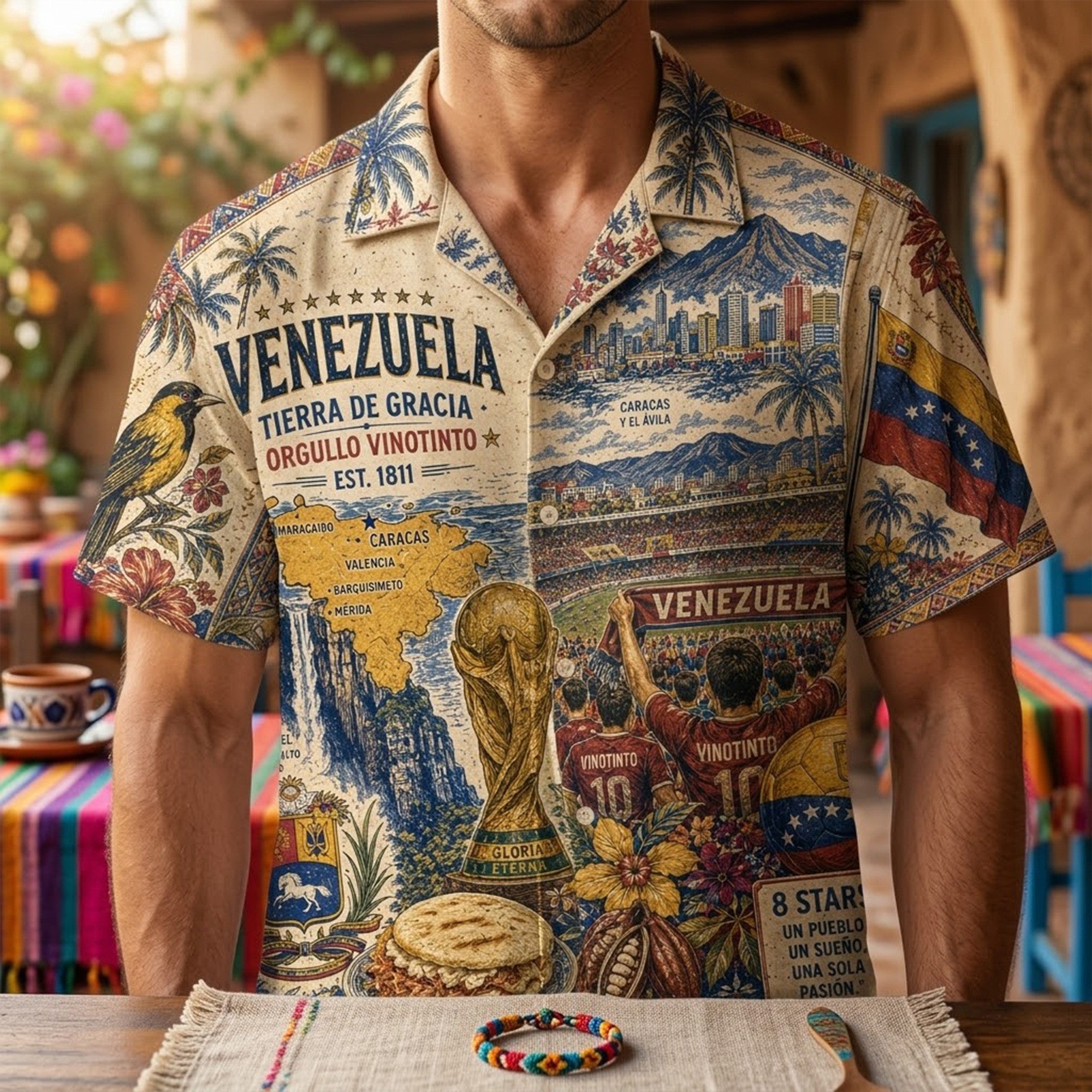 PREMIUM VENE HAWAIIAN SHIRT HQH