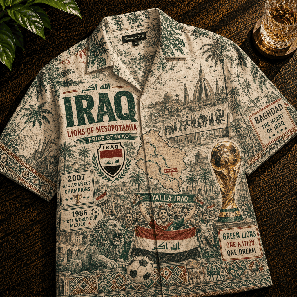 PREMIUM IRQ HAWAIIAN SHIRT HQH