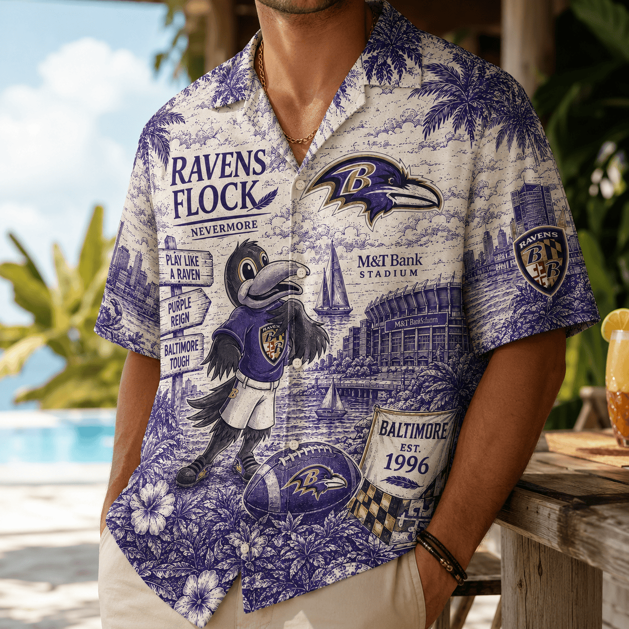 PREMIUM BTR HAWAIIAN SHIRT NPL