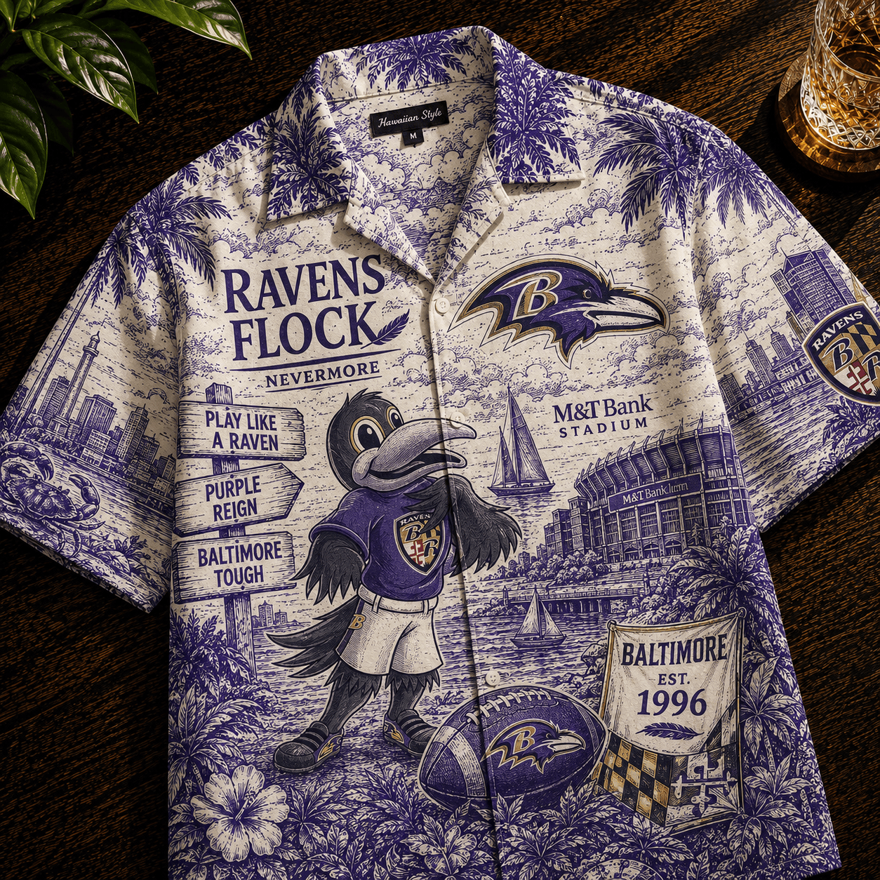 PREMIUM BTR HAWAIIAN SHIRT NPL