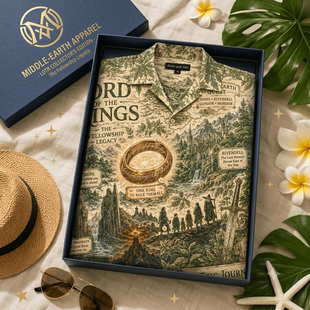 PREMIUM LOTR HAWAIIAN SHIRT TTNL