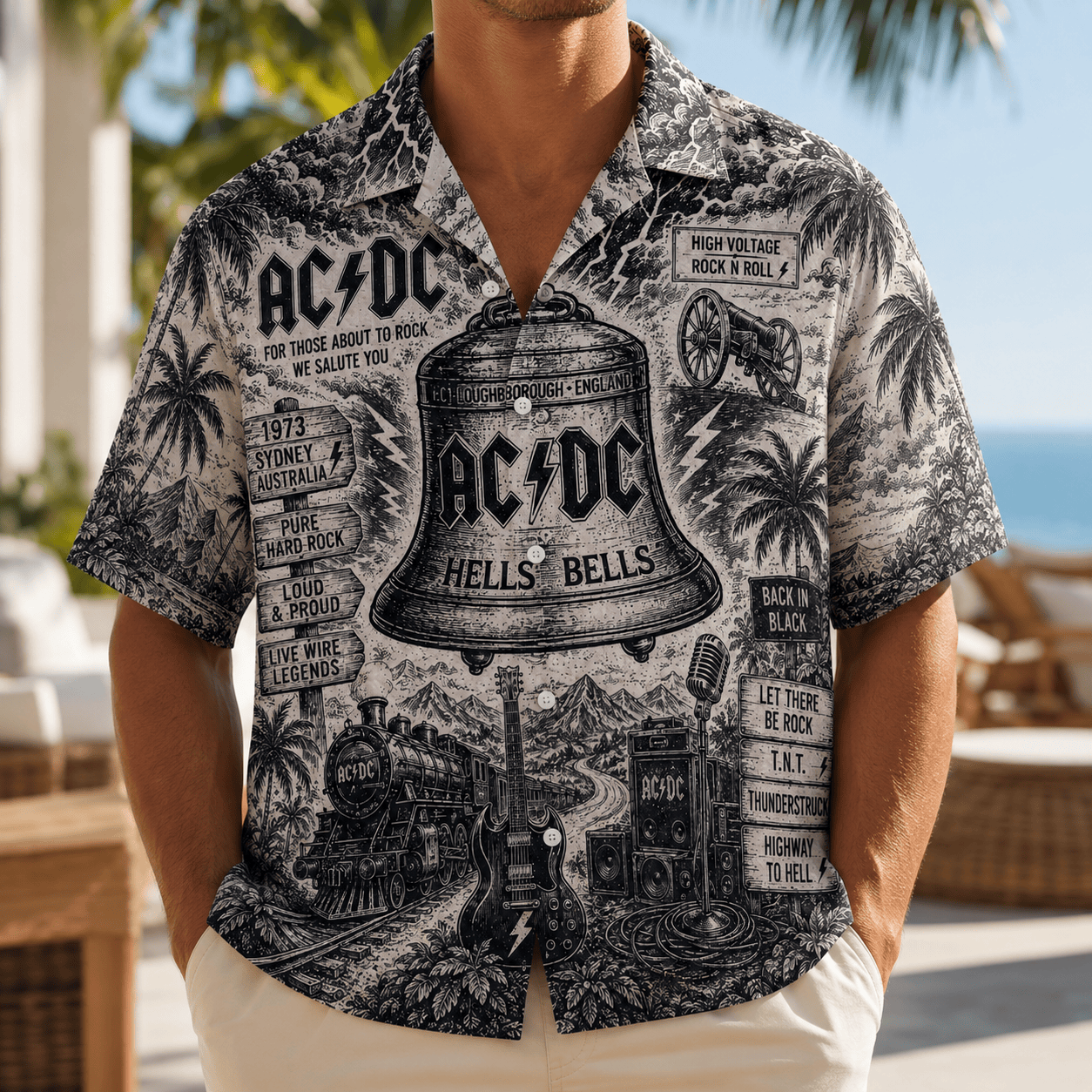 PREMIUM ACD HAWAIIAN SHIRT TTNL
