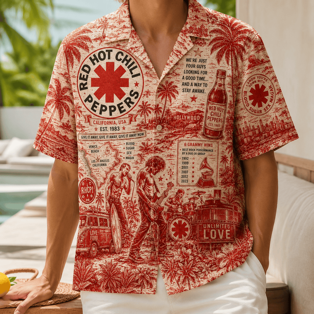 PREMIUM RHCP HAWAIIAN SHIRT NPL