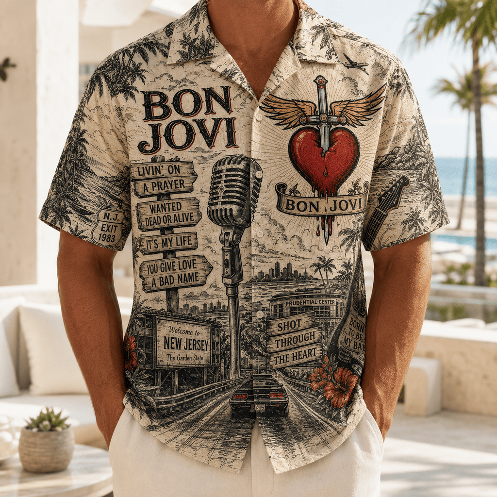PREMIUM BJV HAWAIIAN SHIRT TTNL