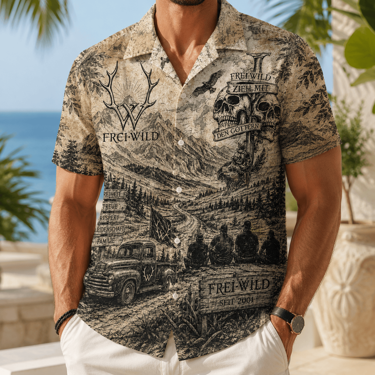 PREMIUM FWD HAWAIIAN SHIRT TTNL