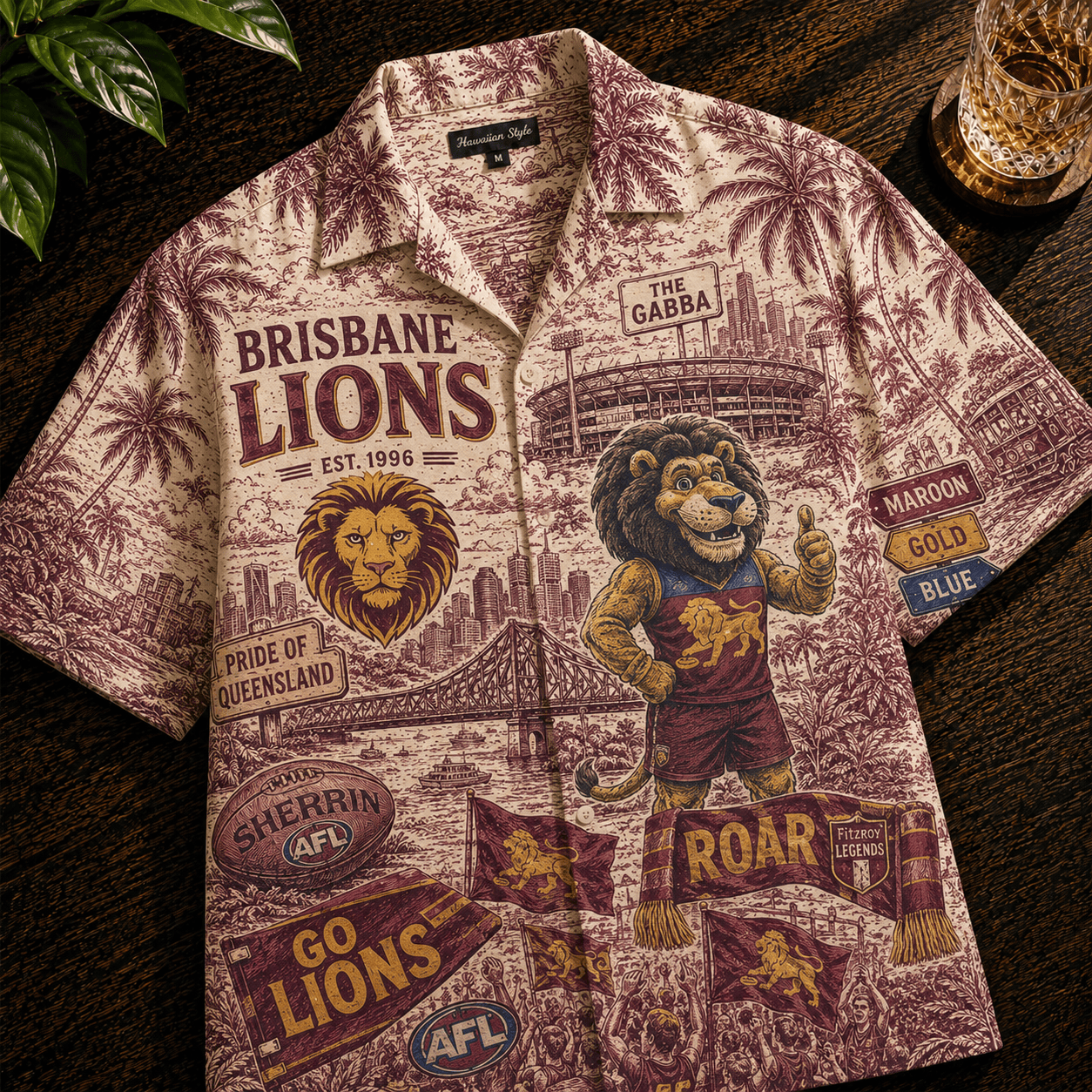 PREMIUM BRBL HAWAIIAN SHIRT HQH