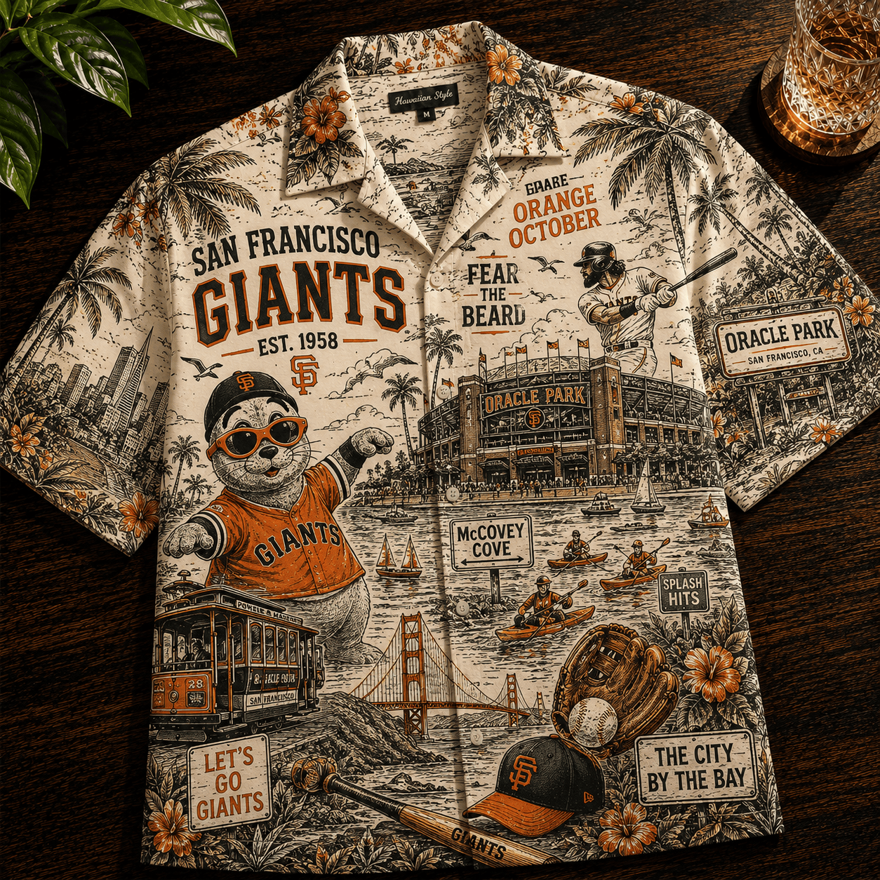 PREMIUM SFG HAWAIIAN SHIRT HQH