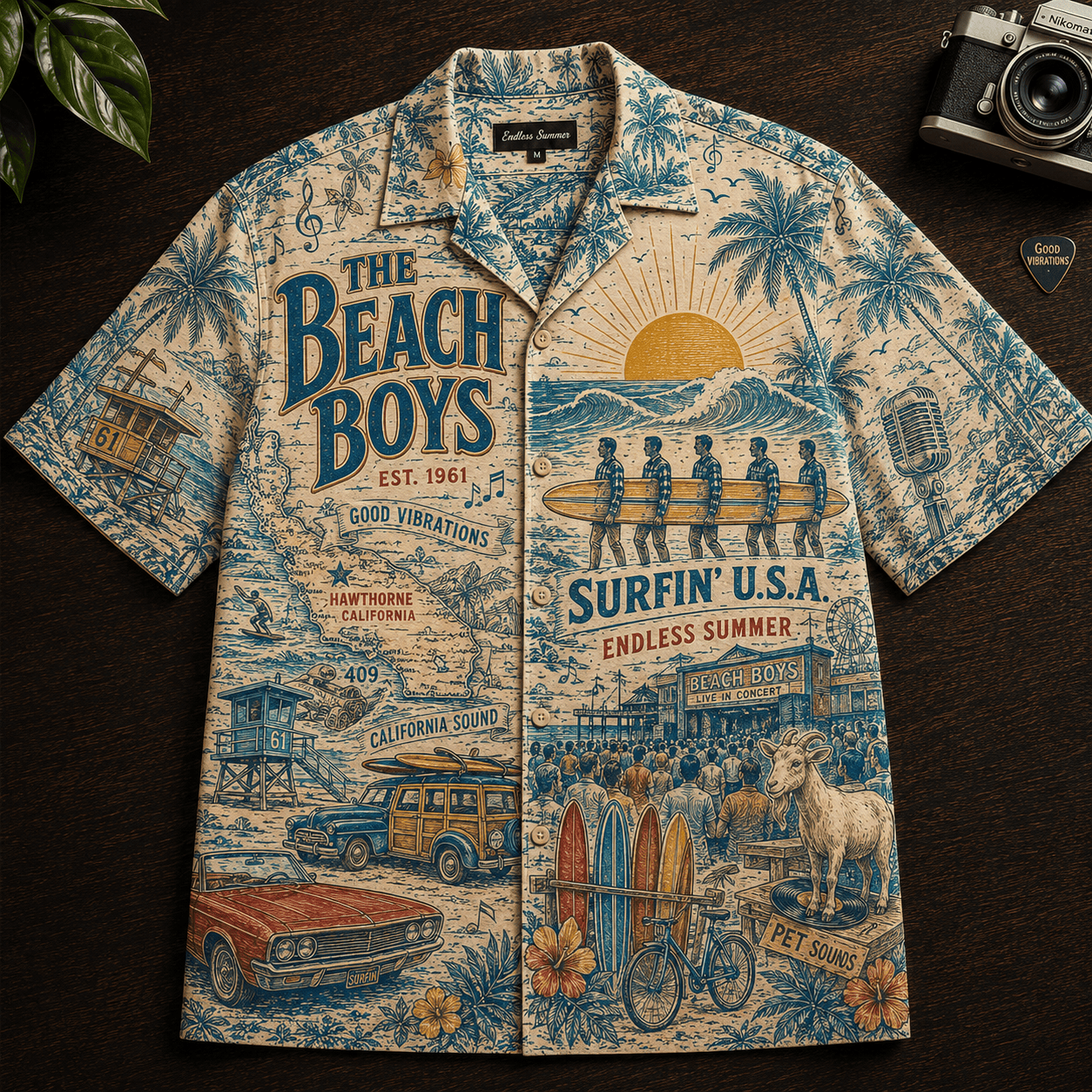 PREMIUM TBT HAWAIIAN SHIRT NPL