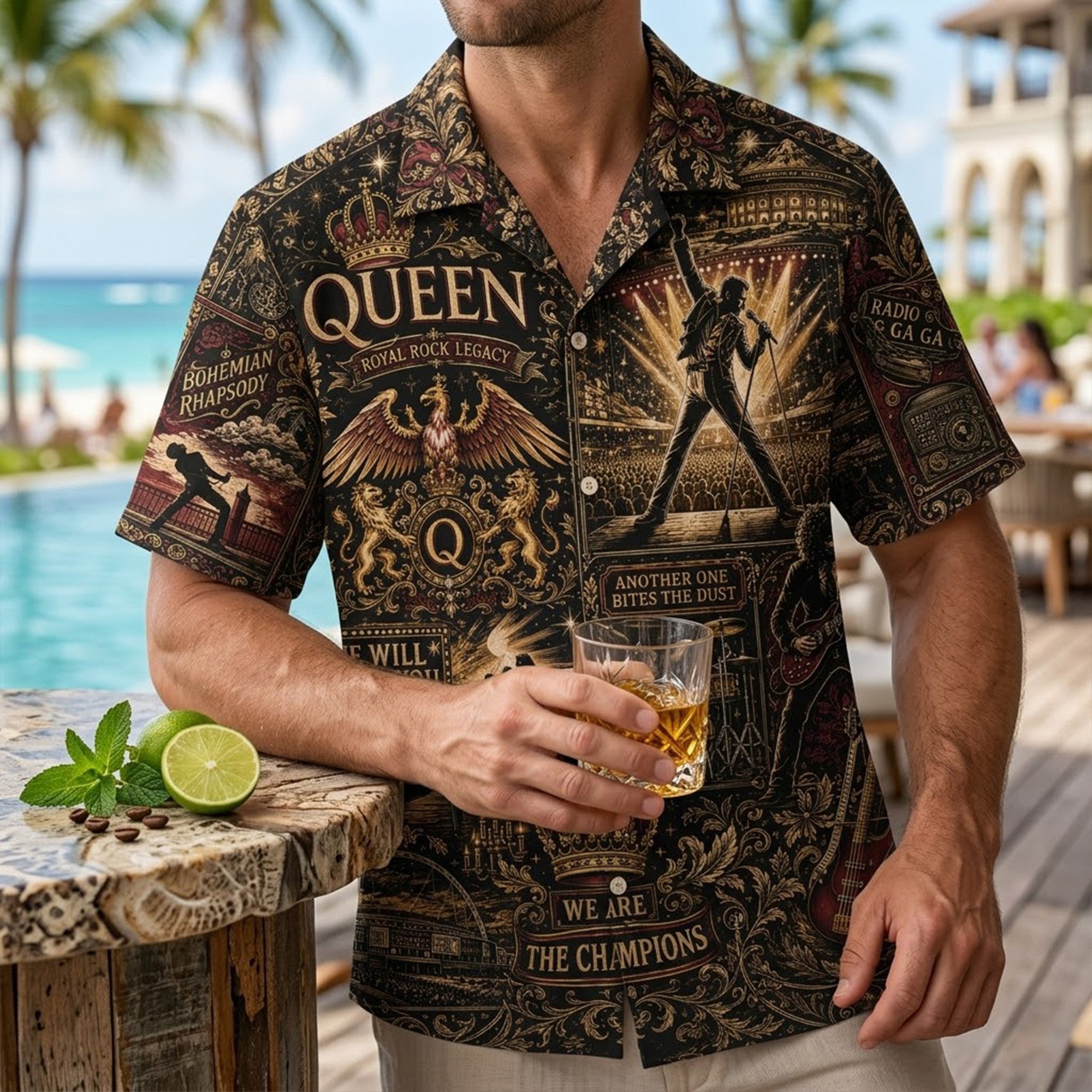 PREMIUM QSC HAWAIIAN SHIRT HQH