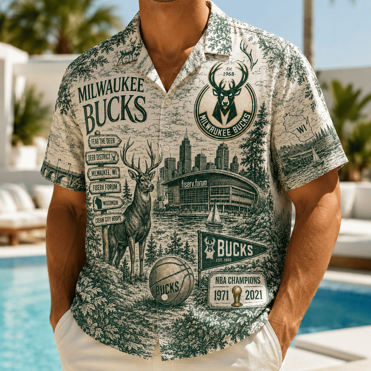 PREMIUM MLKBB HAWAIIAN SHIRT TTNL