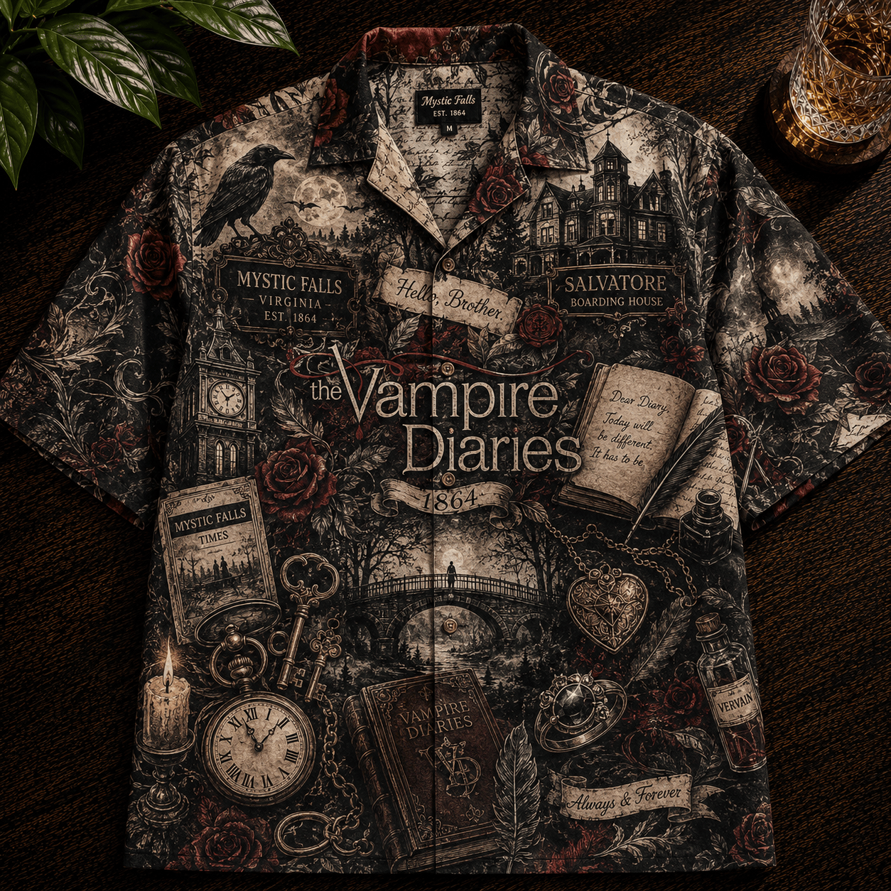 PREMIUM TVD HAWAIIAN SHIRT HQH