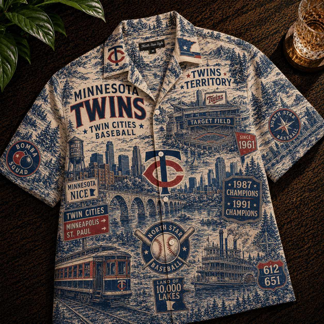 PREMIUM MNST HAWAIIAN SHIRT TTNL