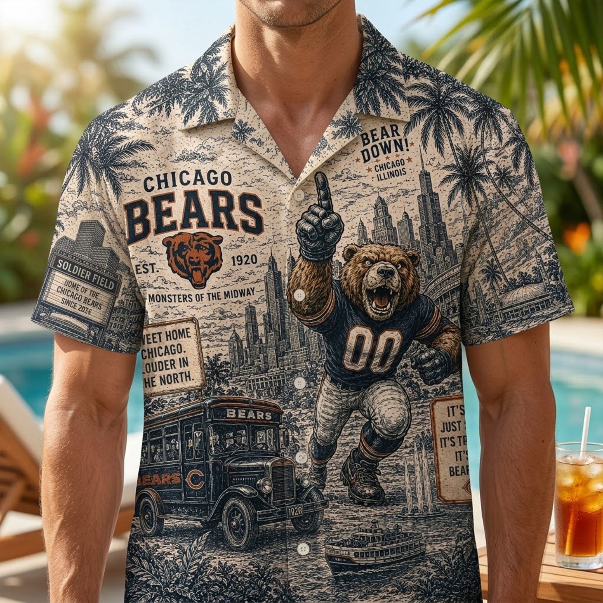 PREMIUM CCB HAWAIIAN SHIRT HQH