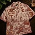 PREMIUM USC HAWAIIAN SHIRT TTNL