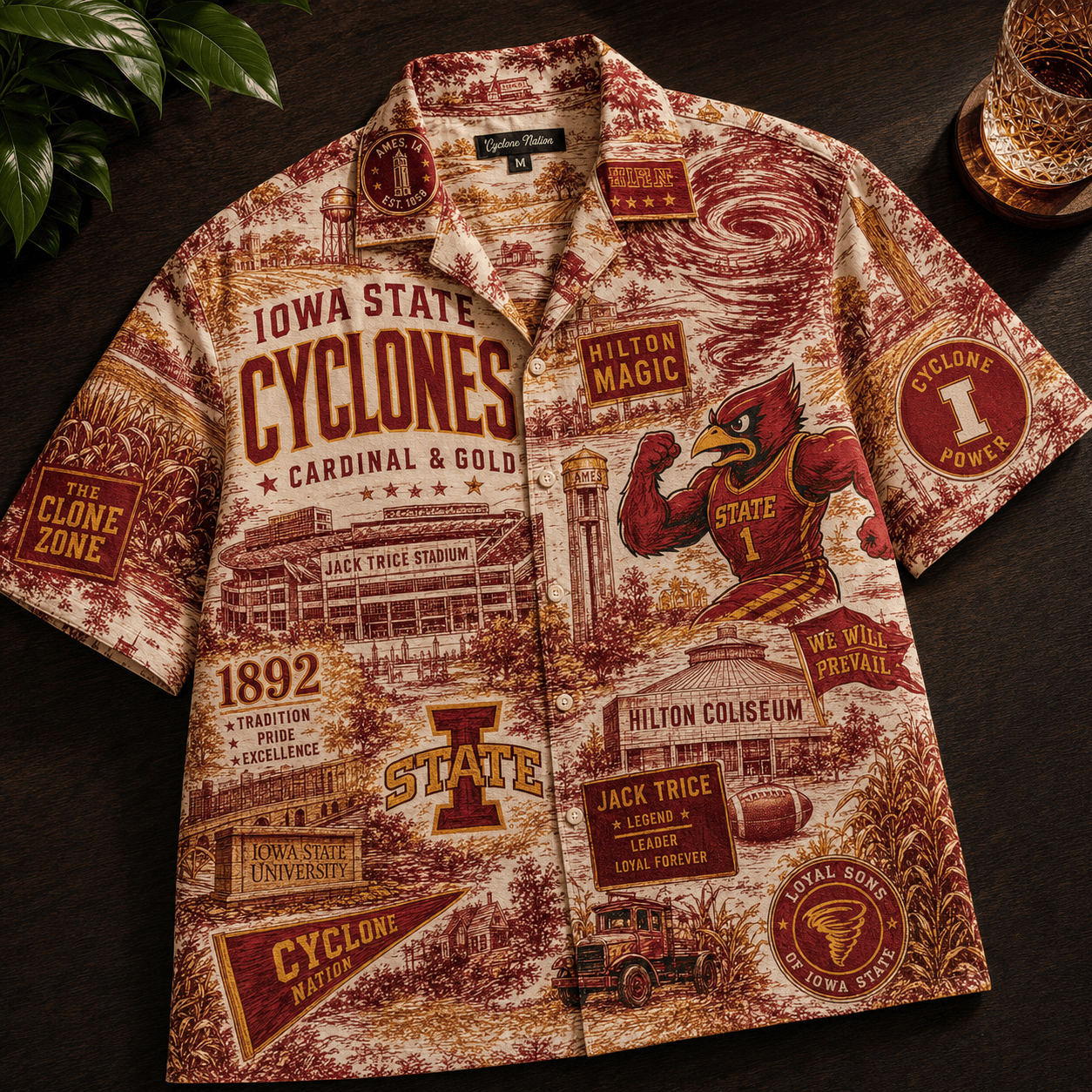 PREMIUM ISC HAWAIIAN SHIRT TTNL