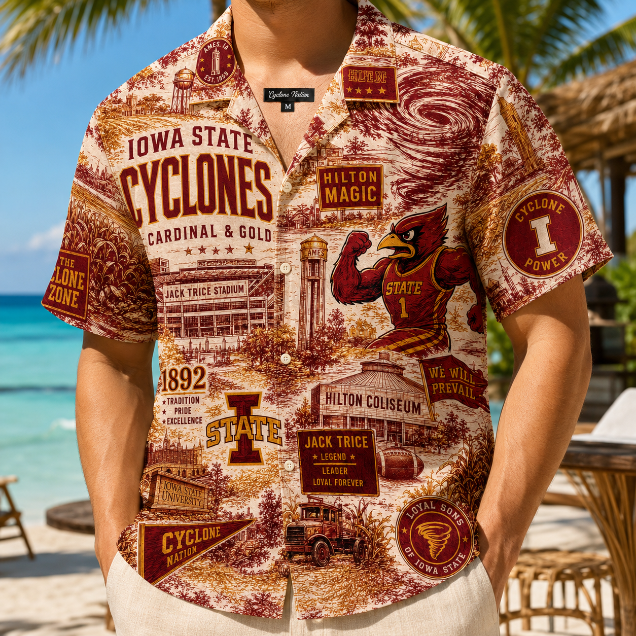 PREMIUM ISC HAWAIIAN SHIRT TTNL