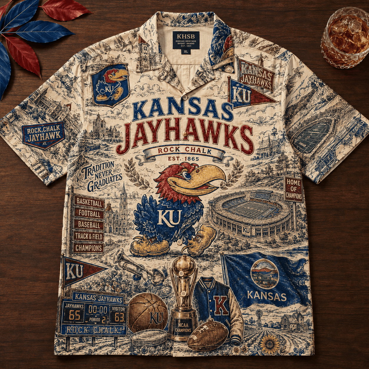 PREMIUM KHSB HAWAIIAN SHIRT PDL